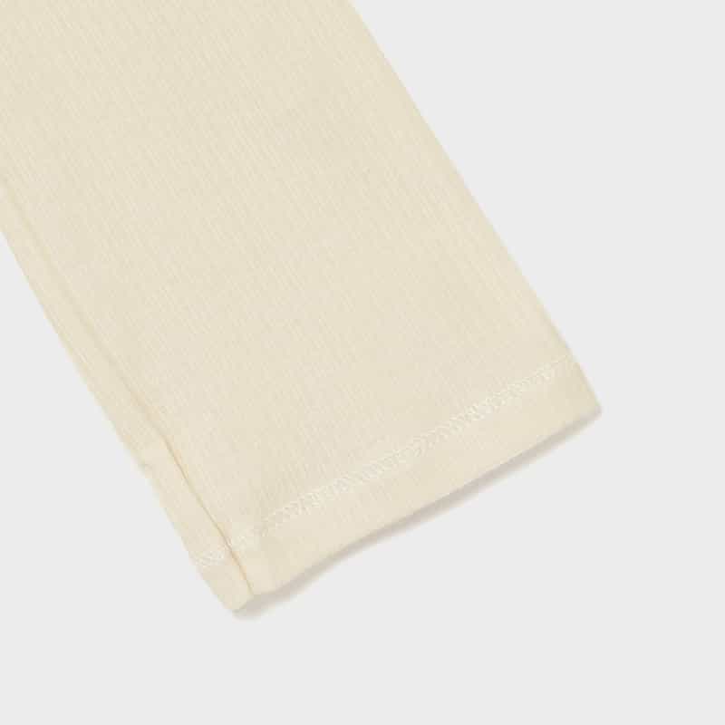 BASERANGE BASERANGE ＜ベースレンジ＞ ハート型カットアウト リブカットソー WHITE