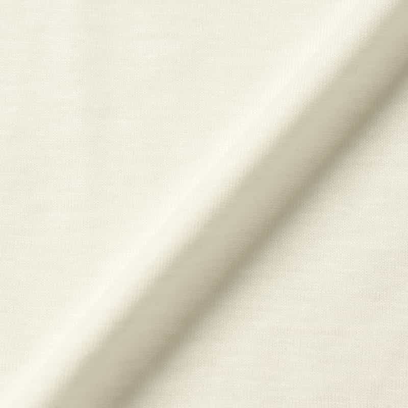 BASERANGE BASERANGE ＜ベースレンジ＞ シアー素材カットソー WHITE