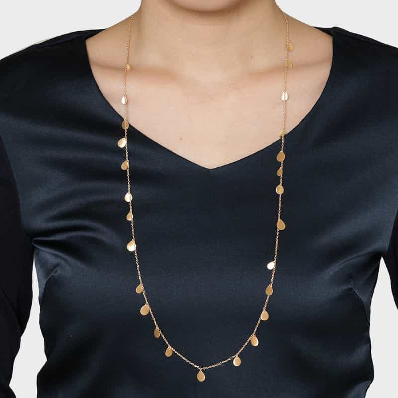 LA SOEUR LA SOEUR ＜ラ スール＞ ロングネックレス GOLD