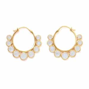 LA SOEUR ＜ラ スール＞ ピアス（ムーンストーン）