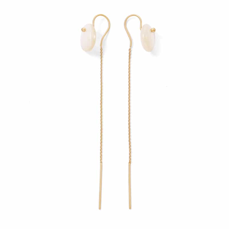 LA SOEUR LA SOEUR ＜ラ スール＞ ピアス（マザーオブパール） GOLD