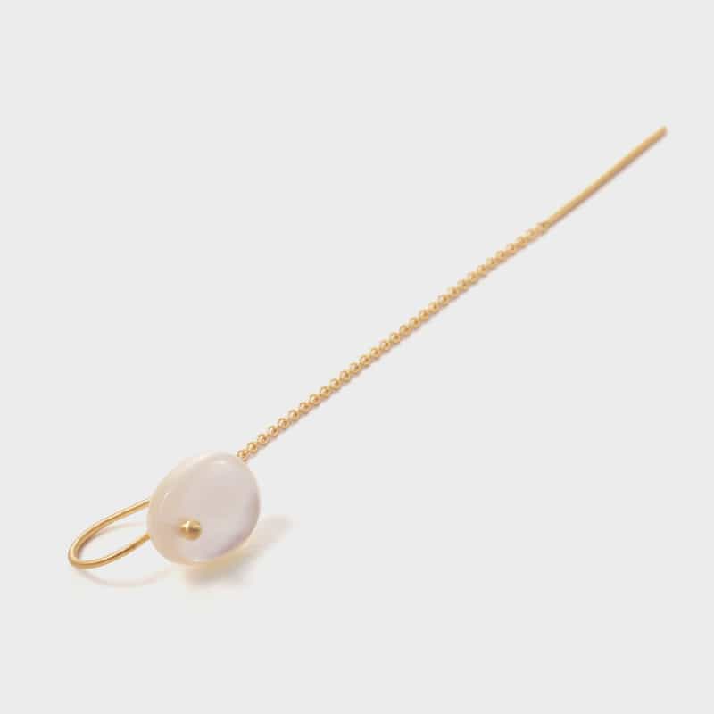 LA SOEUR LA SOEUR ＜ラ スール＞ ピアス（マザーオブパール） GOLD