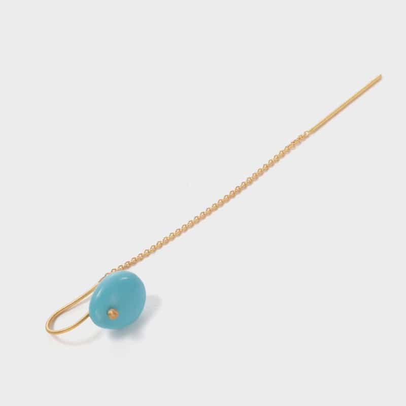 LA SOEUR LA SOEUR ＜ラ スール＞ ピアス（ハウライトターコイズ） NONE