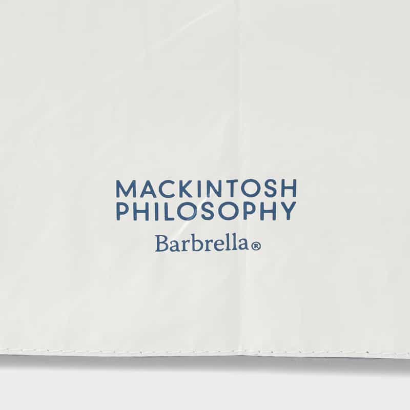 MACKINTOSH MACKINTOSH PHILOSOPHY＜マッキントッシュ フィロソフィー＞ジャンプ式折り畳み傘（晴雨兼用） WHITE