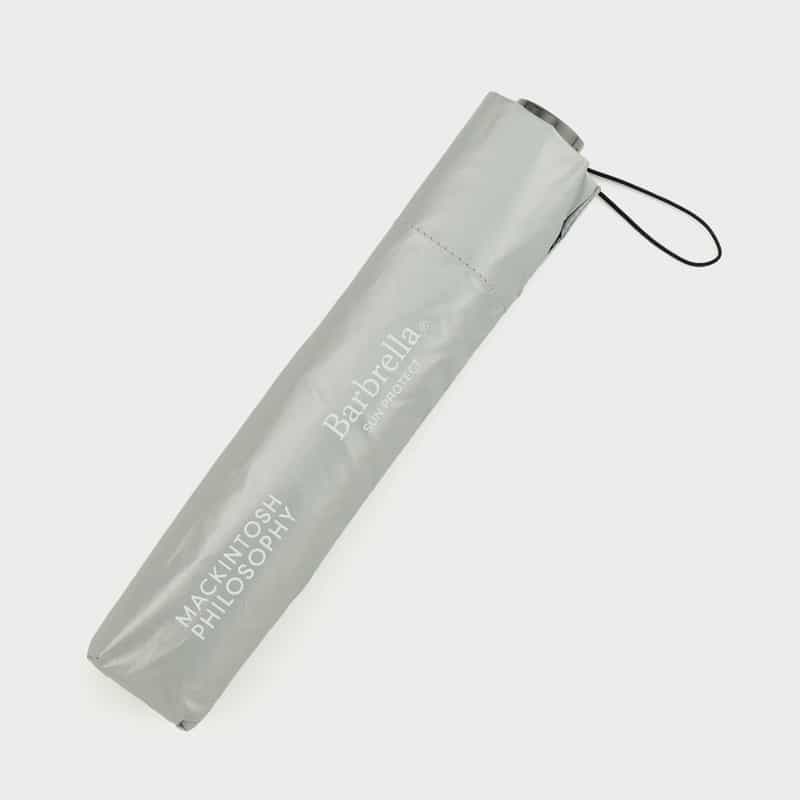 MACKINTOSH MACKINTOSH PHILOSOPHY＜マッキントッシュ フィロソフィー＞ジャンプ式折り畳み傘（晴雨兼用） SILVER