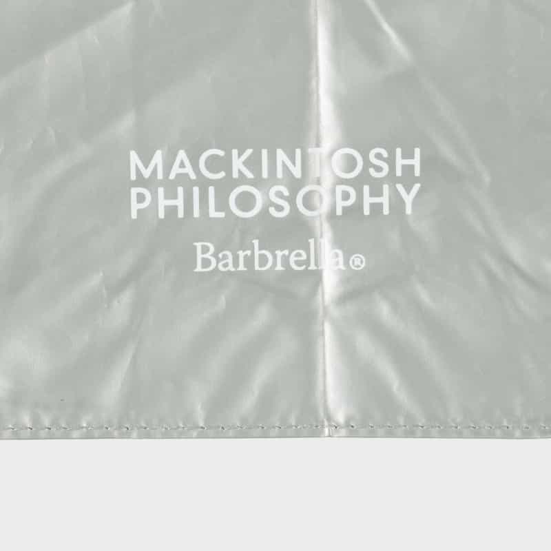 MACKINTOSH MACKINTOSH PHILOSOPHY＜マッキントッシュ フィロソフィー＞ジャンプ式折り畳み傘（晴雨兼用） SILVER