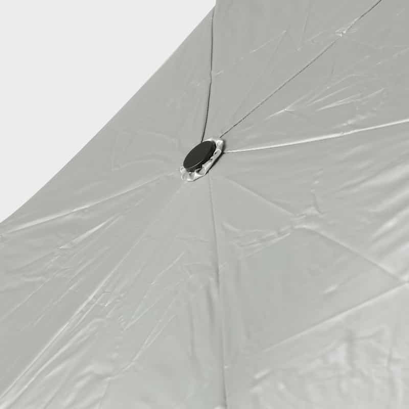 MACKINTOSH MACKINTOSH PHILOSOPHY＜マッキントッシュ フィロソフィー＞ジャンプ式折り畳み傘（晴雨兼用） SILVER