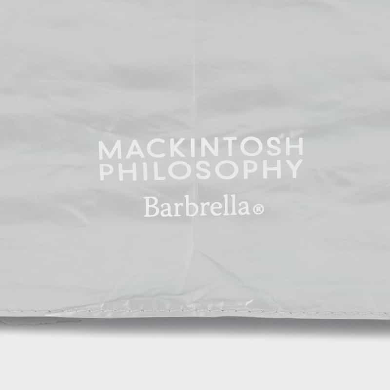 MACKINTOSH MACKINTOSH PHILOSOPHY＜マッキントッシュ フィロソフィー＞ジャンプ式折り畳み傘（晴雨兼用） SILVER