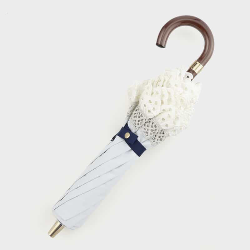 POLO RALPH LAUREN POLO RALPH LAUREN ＜ポロ ラルフ ローレン＞ 折り畳み傘（晴雨兼用） WHITE