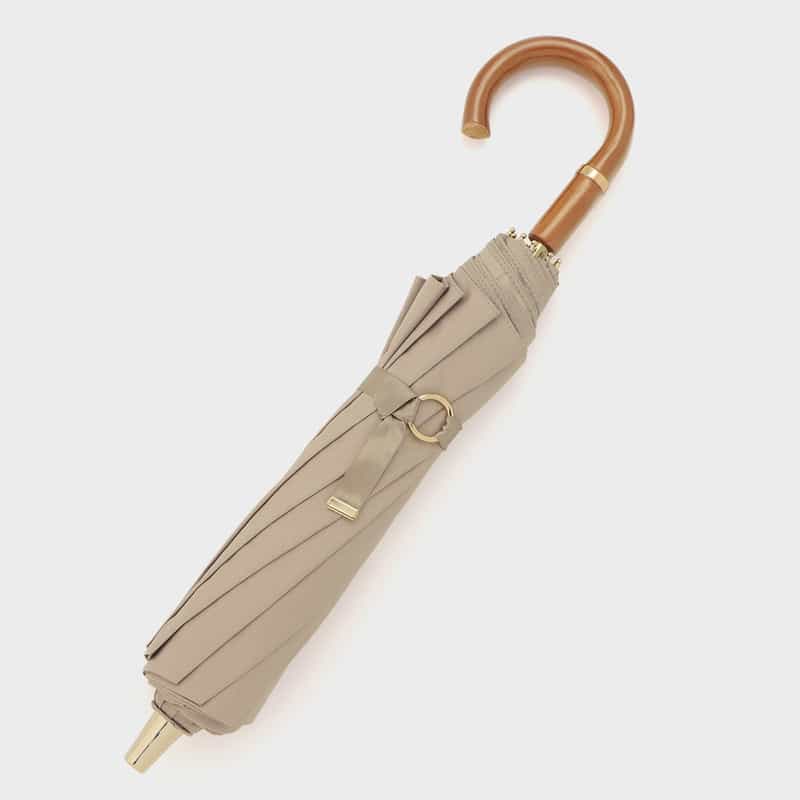 GRACY GRACY ＜グレイシー＞ 折りたたみ傘（晴雨兼用） LT BEIGE