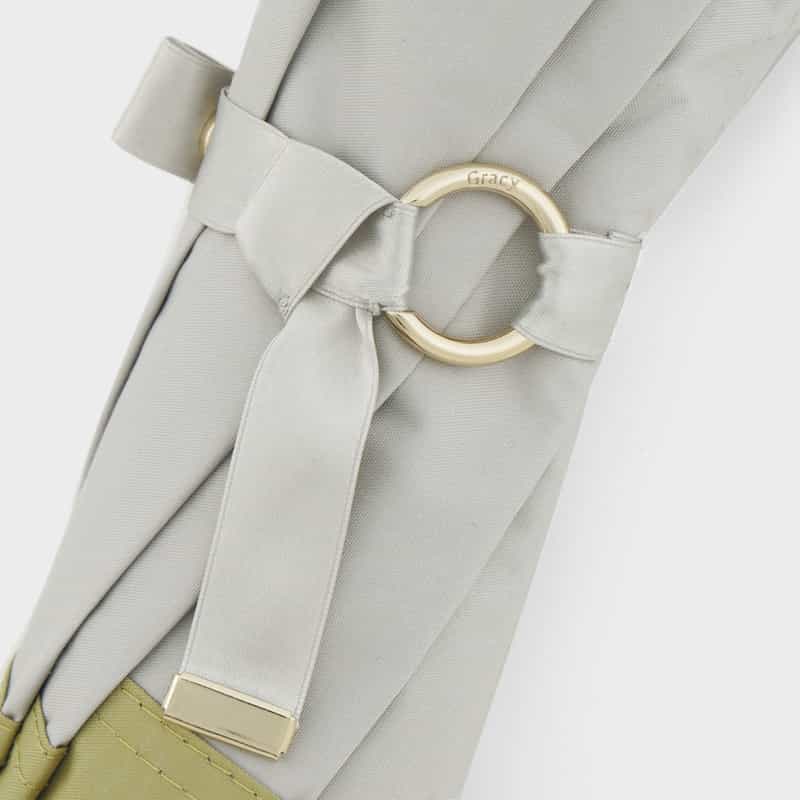 GRACY GRACY ＜グレイシー＞ 折りたたみ傘（晴雨兼用） GREEN