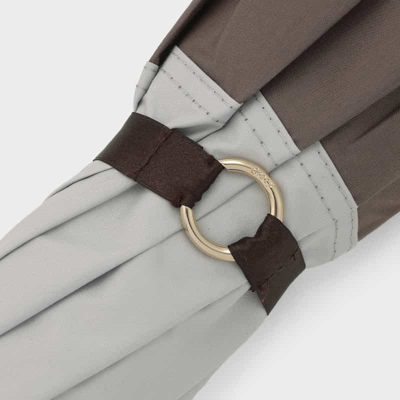 GRACY GRACY ＜グレイシー＞ 折りたたみ傘（晴雨兼用） LIGHT GRAY