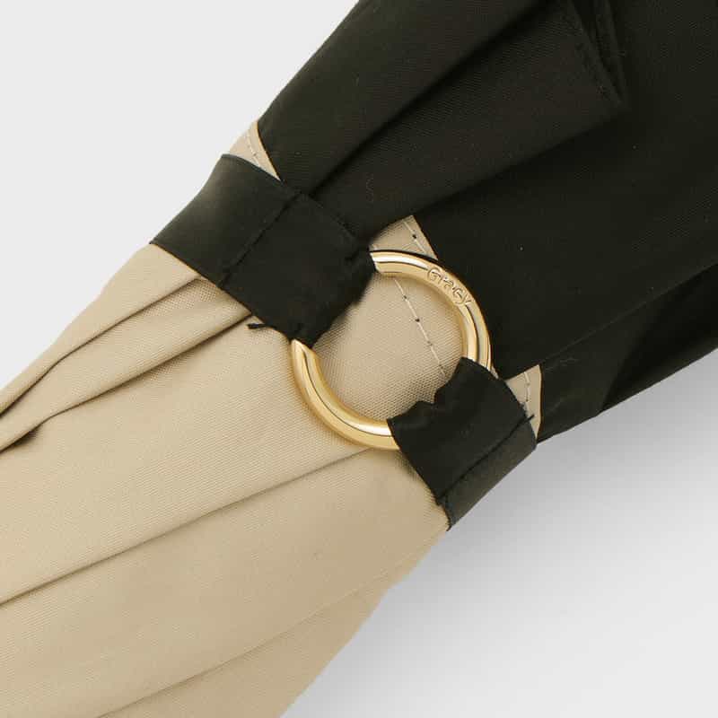 GRACY GRACY ＜グレイシー＞ 折りたたみ傘（晴雨兼用） BROWN