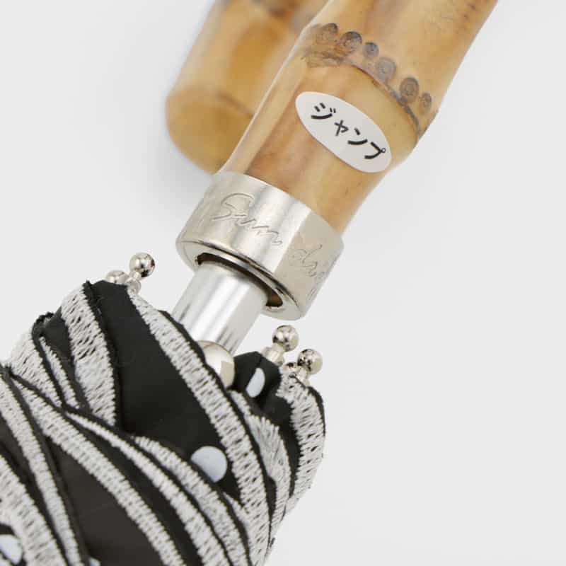 SUN DRESS SUN DRESS ＜サン ドレス＞ ジャンプ式折りたたみ傘（晴雨兼用） BLACK