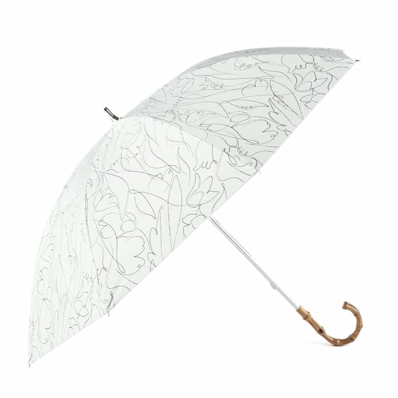 FUWACOOL FUWACOOL ＜フワクール＞ 長傘（晴雨兼用／50cm） WHITE