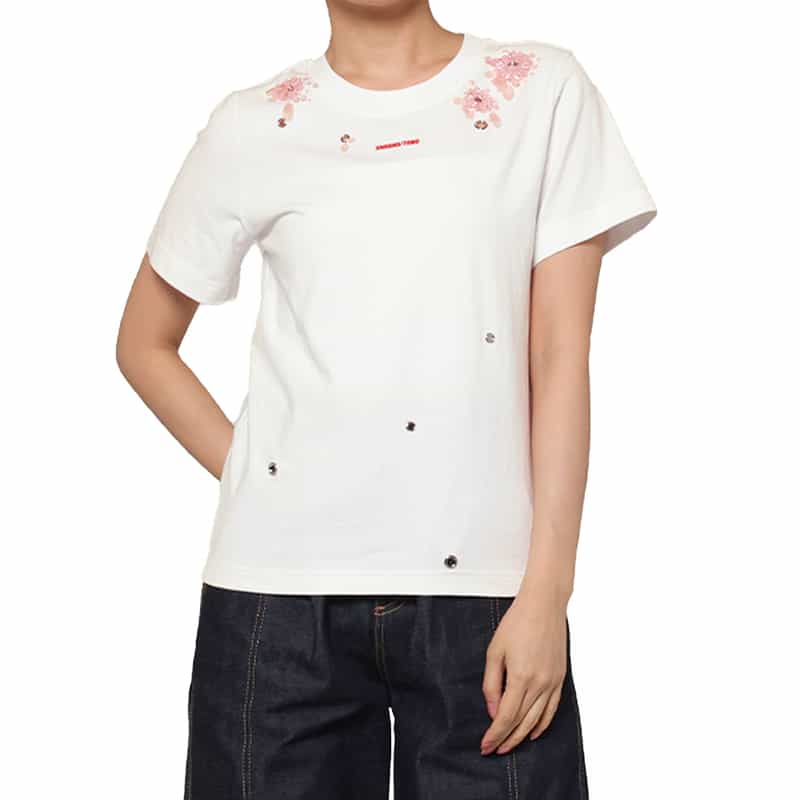 SHUSHU/TONG SHUSHU/TONG ＜シュシュ/トン＞ ハトメデザインエンブロイダリーカットソー PINK