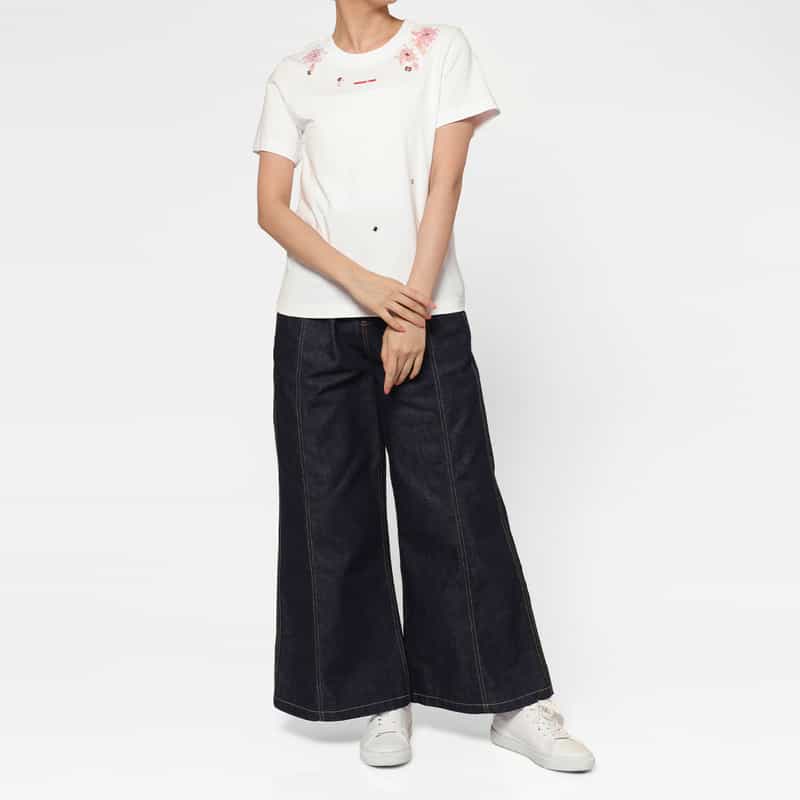 SHUSHU/TONG SHUSHU/TONG ＜シュシュ/トン＞ ハトメデザインエンブロイダリーカットソー PINK