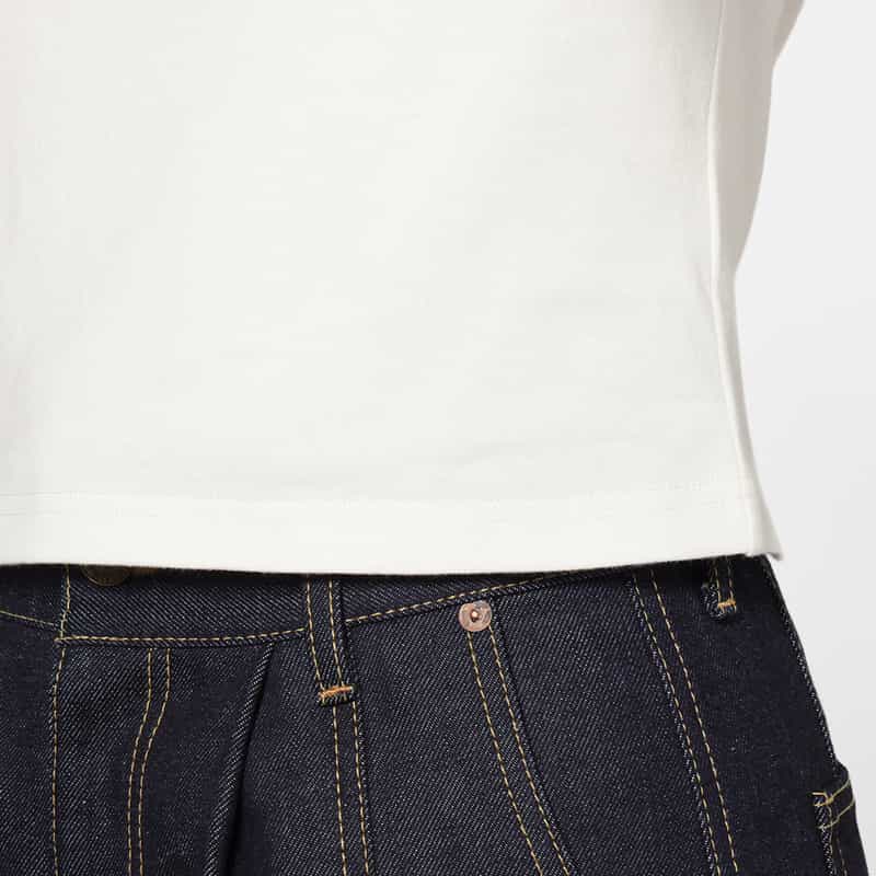 SHUSHU/TONG SHUSHU/TONG ＜シュシュ/トン＞ フリルネックカットソー WHITE