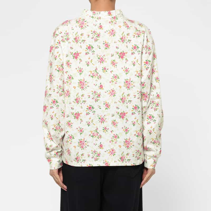 SHUSHU/TONG SHUSHU/TONG ＜シュシュ/トン＞ フラワープリント フリルネックロングスリーブカットソー MULTI COLOR