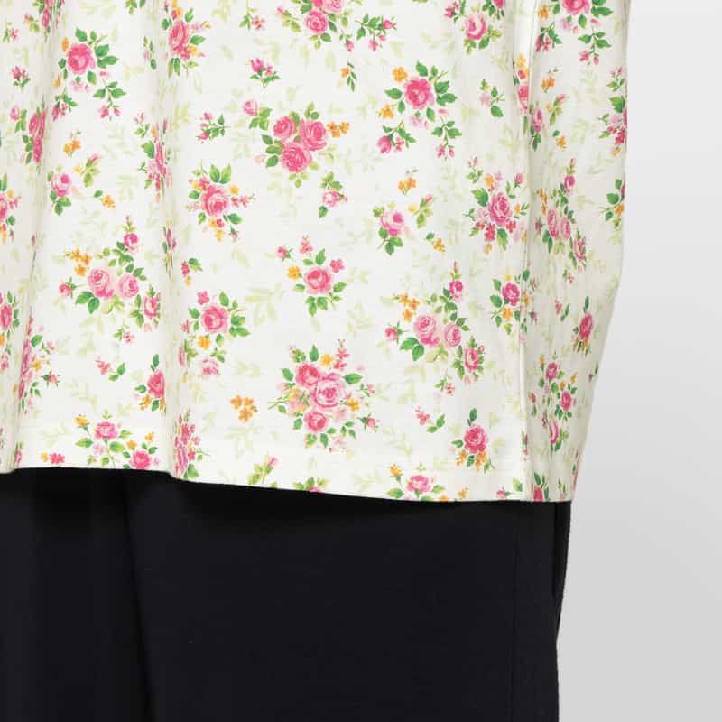 SHUSHU/TONG SHUSHU/TONG ＜シュシュ/トン＞ フラワープリント フリルネックロングスリーブカットソー MULTI COLOR