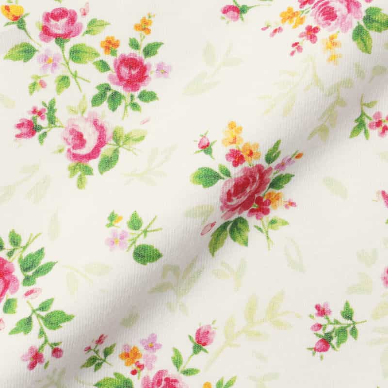 SHUSHU/TONG SHUSHU/TONG ＜シュシュ/トン＞ フラワープリント フリルネックロングスリーブカットソー MULTI COLOR