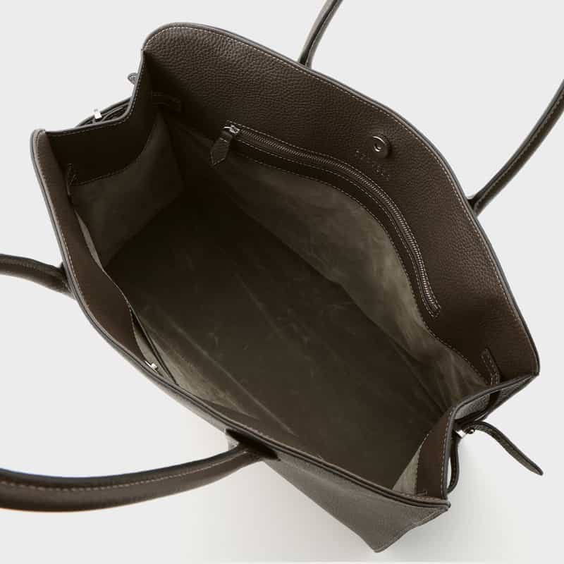 BARNEYS NEW YORK ブリーフトートバッグ BROWN