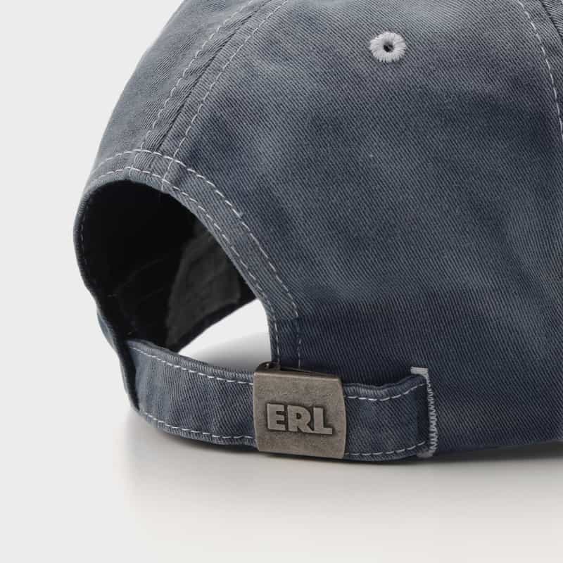 ERL ERL＜イーアールエル＞ 刺繍入りキャップ NAVY