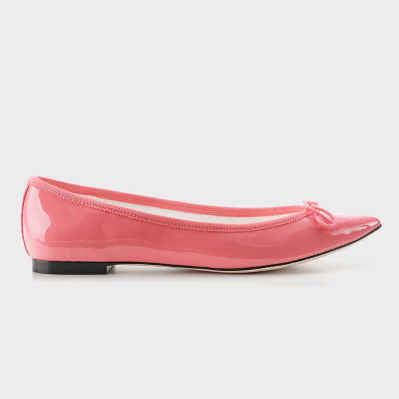 BARNEYS NEW YORK ポインテッドトゥ バレエシューズ PINK