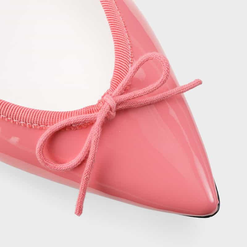 BARNEYS NEW YORK ポインテッドトゥ バレエシューズ PINK