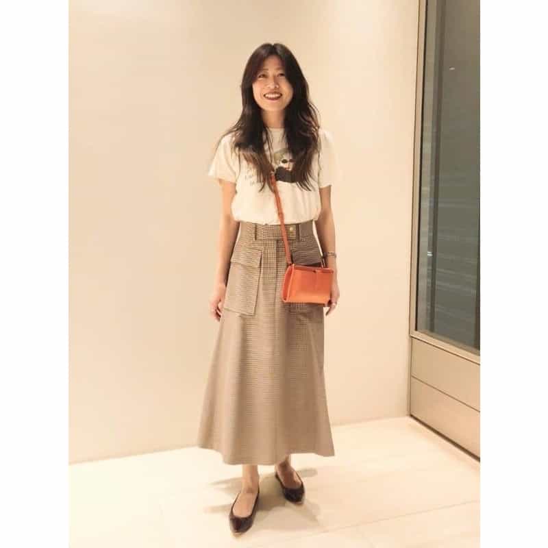 BARNEYS NEW YORK ポインテッドトゥ バレエシューズ BROWN