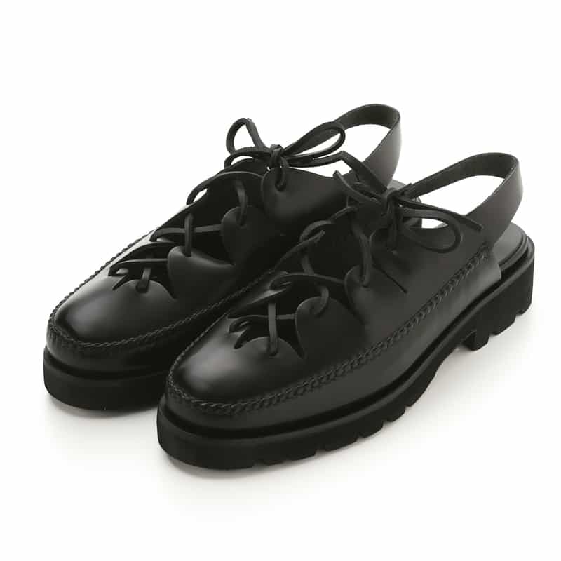 HEREU ＜ヘリュー＞ レースアップ バックスリングローファー