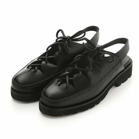 HEREU ＜ヘリュー＞ レースアップ バックスリングローファー