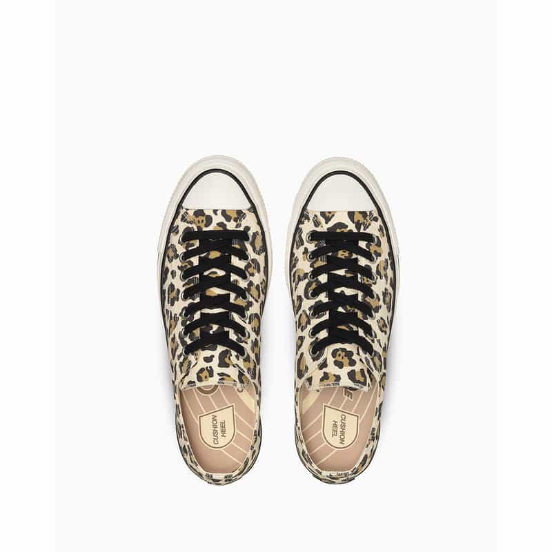 CONVERSE ADDICT CONVERSE ADDICT＜コンバース アディクト＞レパード柄スニーカー"CHUCK TAYLOR MATERIAL OX" WHITE