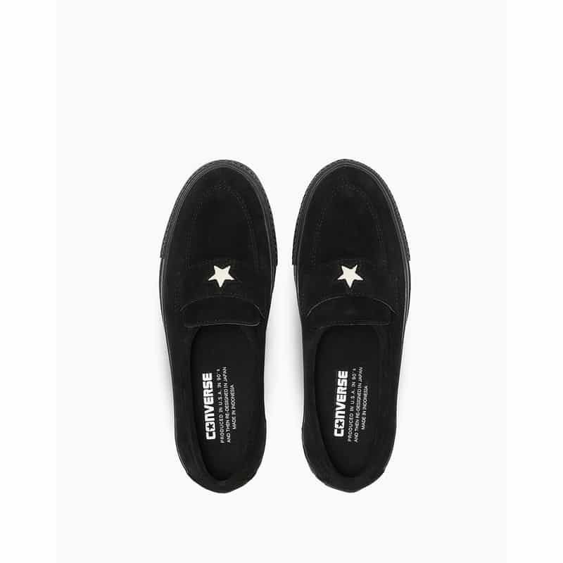 CONVERSE ADDICT CONVERSE ADDICT＜コンバース アディクト＞ スエードローファー"ONE STAR LOAFER" BLACK