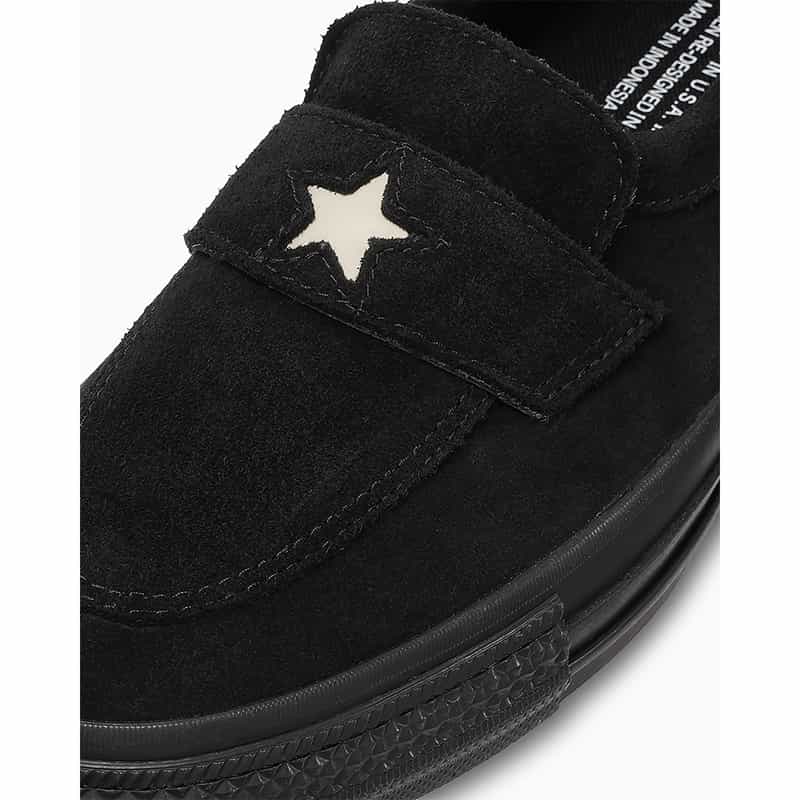 CONVERSE ADDICT CONVERSE ADDICT＜コンバース アディクト＞ スエードローファー"ONE STAR LOAFER" BLACK