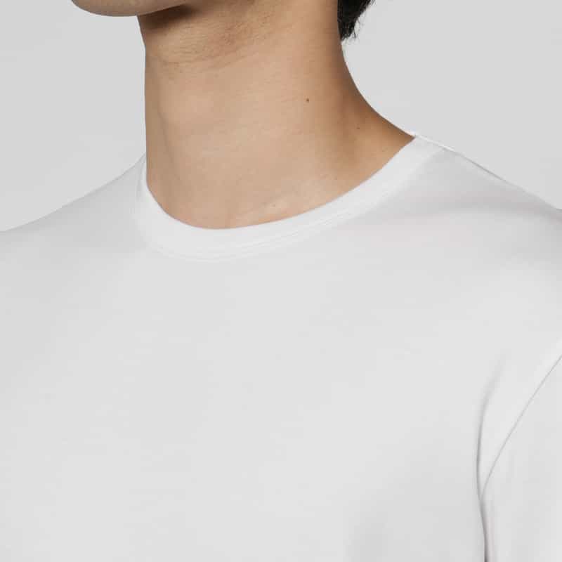 BARNEYS NEW YORK ロングスリーブコットンTシャツ（レギュラーフィット） WHITE