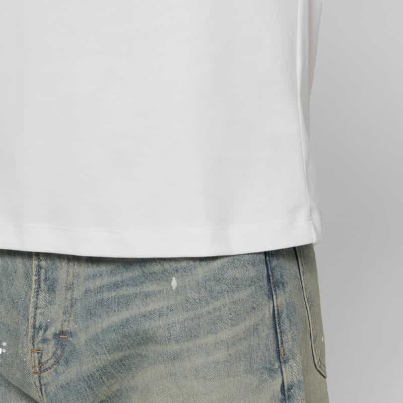 BARNEYS NEW YORK ロングスリーブコットンTシャツ（レギュラーフィット） WHITE
