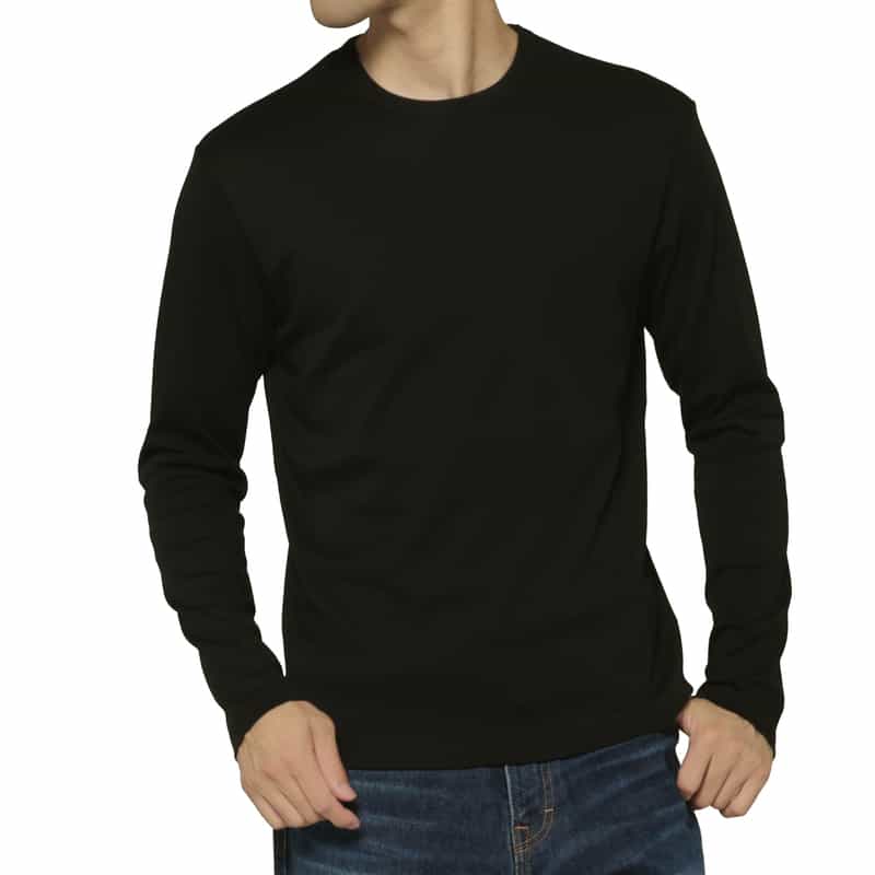 ロングスリーブコットンTシャツ（レギュラーフィット）
