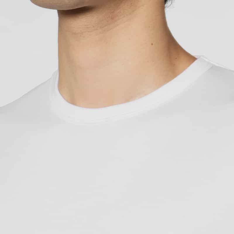 BARNEYS NEW YORK ロングスリーブコットンTシャツ（ワイドフィット） WHITE
