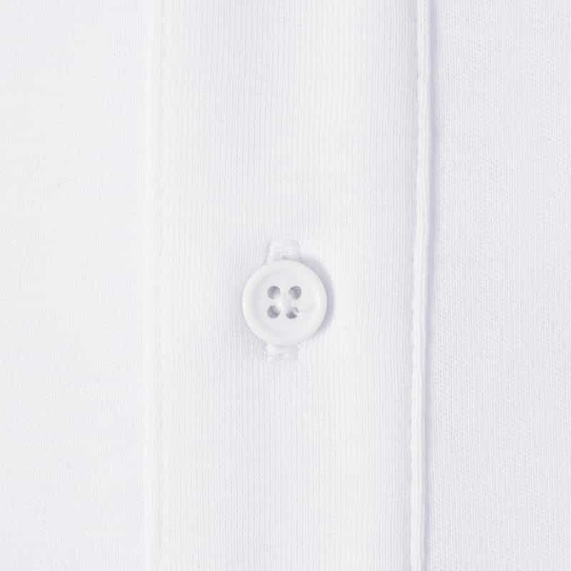 BARNEYS NEW YORK コットンポロシャツ（ワイドフィット） WHITE