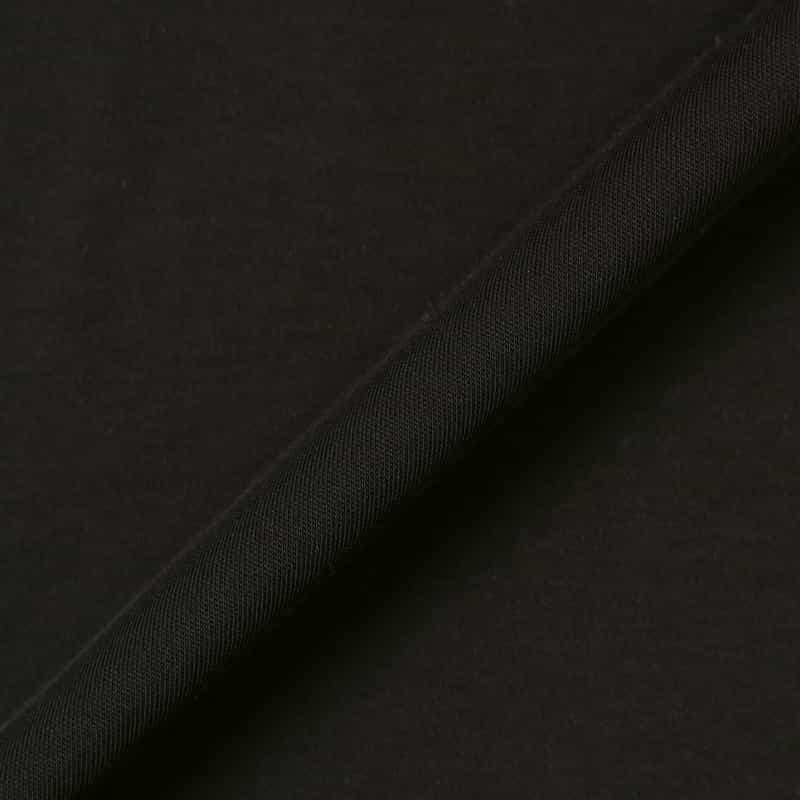 BARNEYS NEW YORK コットンポロシャツ（ワイドフィット） BLACK