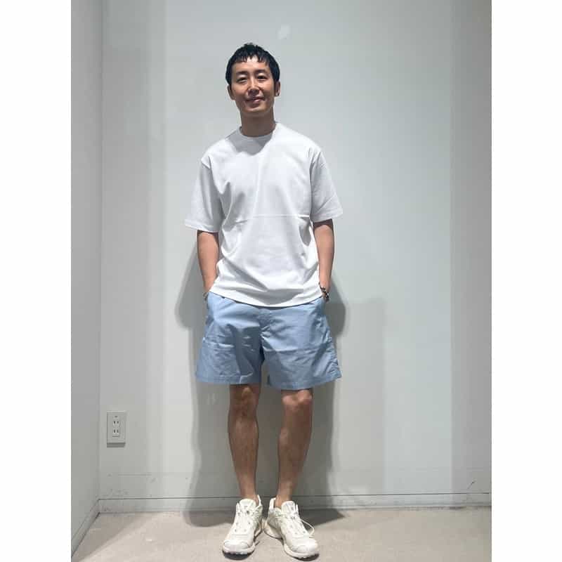 BARNEYS NEW YORK コットンTシャツ（ワイドフィット） WHITE