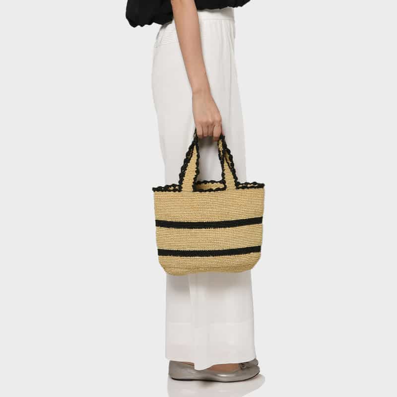 INDEGO AFRICA INDEGO AFRICA ＜インディゴ アフリカ＞ トートバッグ BEIGE