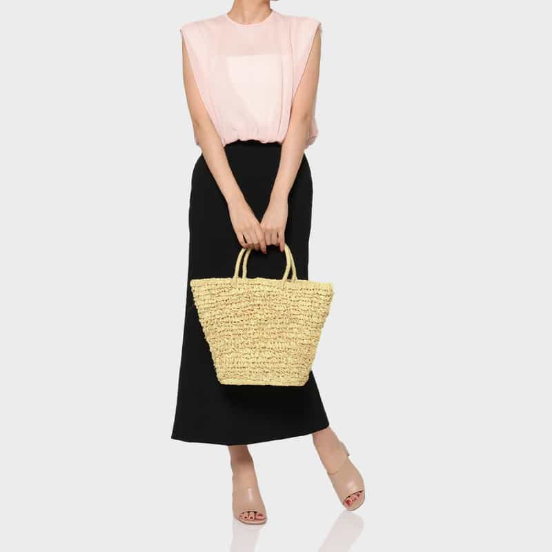 INDEGO AFRICA INDEGO AFRICA ＜インディゴ アフリカ＞ トートバッグ BEIGE