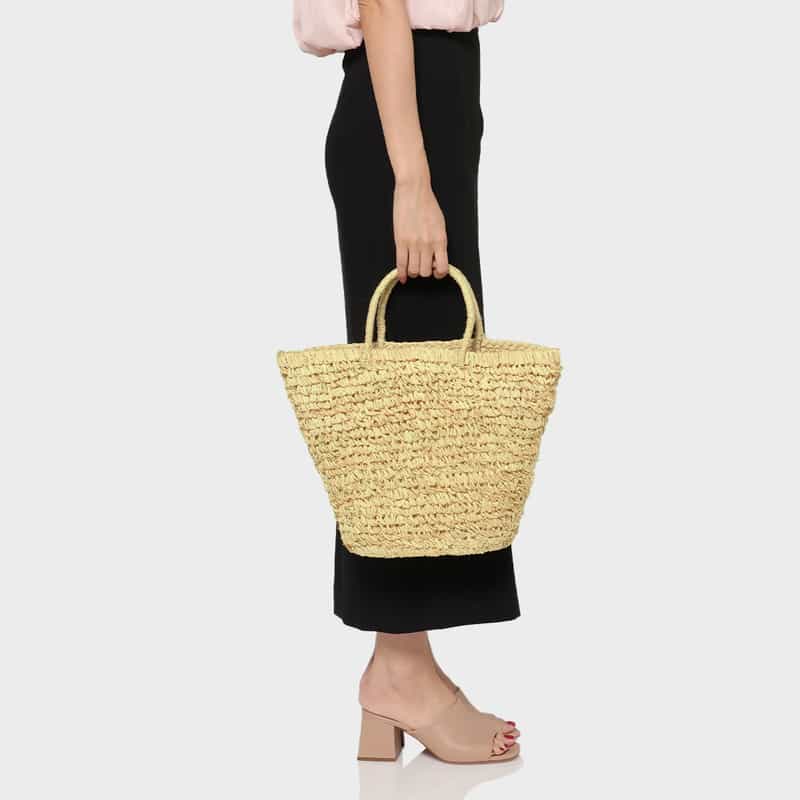 INDEGO AFRICA INDEGO AFRICA ＜インディゴ アフリカ＞ トートバッグ BEIGE