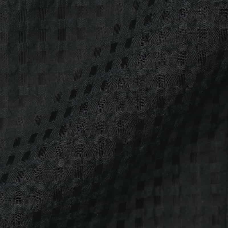 BARNEYS NEW YORK セットアップ ウォッシャブル ギンガムチェック柄ペプラムブラウス BLACK