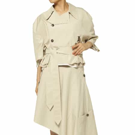 SONIA CARRASCO ＜ソニア カラスコ＞ クロップド丈トレンチコート