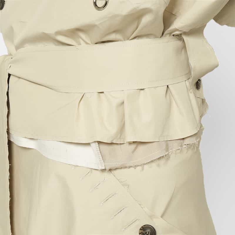 SONIA CARRASCO SONIA CARRASCO ＜ソニア カラスコ＞ クロップド丈トレンチコート BEIGE