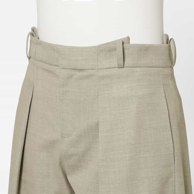 SONIA CARRASCO SONIA CARRASCO ＜ソニア カラスコ＞ ウール素材バミューダパンツ GRAY