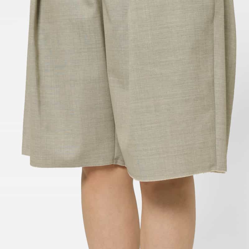 SONIA CARRASCO SONIA CARRASCO ＜ソニア カラスコ＞ ウール素材バミューダパンツ GRAY